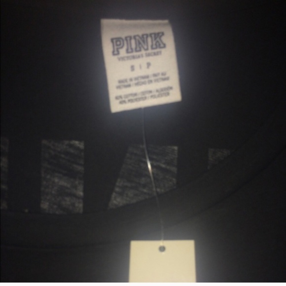 ๐ VS Pink Black Long Sleeve Logo On Back S - Picture 9 of 9